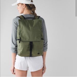 Lululemon Green Urbanite Backpack